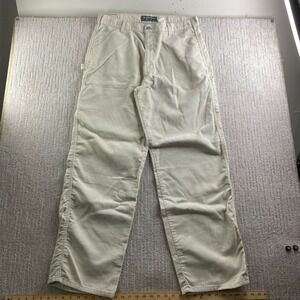Levis SilverTab Mens 36x34 Corduroy Carpenter Pants Beige Baggy Loose Fit